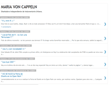 Tablet Screenshot of mariavoncappeln.blogspot.com