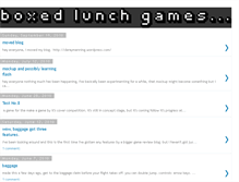 Tablet Screenshot of bxdlunchgames.blogspot.com