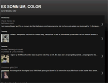 Tablet Screenshot of exsomniumcolor.blogspot.com