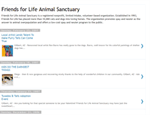 Tablet Screenshot of friendsforlifeanimalsanctuary.blogspot.com