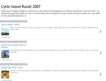 Tablet Screenshot of cykleislandrundt2007.blogspot.com