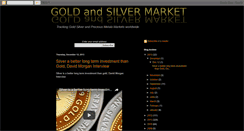 Desktop Screenshot of gold-silver-market.blogspot.com