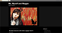 Desktop Screenshot of memyselfandmaggie.blogspot.com
