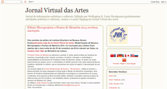 Desktop Screenshot of jornaldasartes.blogspot.com