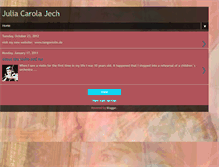 Tablet Screenshot of juliacarolajech.blogspot.com