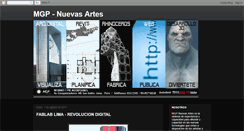 Desktop Screenshot of mgpnuevasartes.blogspot.com