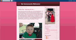 Desktop Screenshot of diebensons.blogspot.com