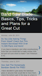 Mobile Screenshot of homemadebandsawplans.blogspot.com