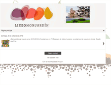 Tablet Screenshot of liceomonjardinsegundocurso.blogspot.com