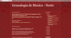 Desktop Screenshot of genealogiaorgmxnorte.blogspot.com