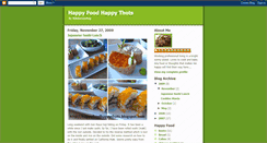 Desktop Screenshot of happyfoodhappythots.blogspot.com