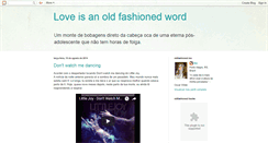 Desktop Screenshot of loveisanoldfashionedword.blogspot.com