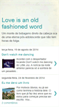 Mobile Screenshot of loveisanoldfashionedword.blogspot.com