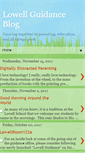 Mobile Screenshot of lowellguidance.blogspot.com