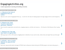 Tablet Screenshot of engagingactivities.blogspot.com