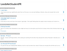 Tablet Screenshot of leedsmetstudentpr.blogspot.com