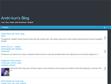 Tablet Screenshot of andriputra.blogspot.com