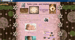 Desktop Screenshot of faithloveandhoping.blogspot.com
