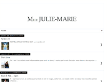Tablet Screenshot of mademoisellejulie-marie.blogspot.com