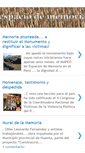 Mobile Screenshot of espaciodememoria-rvp.blogspot.com