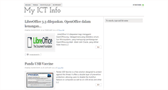 Desktop Screenshot of myictinfo.blogspot.com