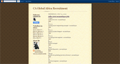 Desktop Screenshot of caglobalafricanrecruitment.blogspot.com