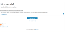 Tablet Screenshot of nire-mendiak.blogspot.com