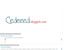 Tablet Screenshot of cedeeed.blogspot.com