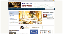 Desktop Screenshot of mrexsrecipesforsingles.blogspot.com