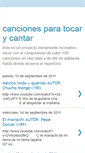 Mobile Screenshot of cancionesparatocarycantar.blogspot.com