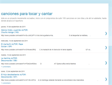 Tablet Screenshot of cancionesparatocarycantar.blogspot.com