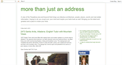 Desktop Screenshot of morethanjustanaddress.blogspot.com