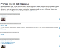 Tablet Screenshot of primeraiglesiadelnazareno.blogspot.com