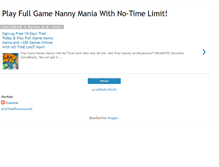 Tablet Screenshot of nannymania-game.blogspot.com