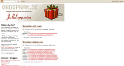 Desktop Screenshot of julklappsrim.blogspot.com