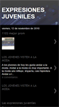 Mobile Screenshot of expresionesjuveniles1103.blogspot.com