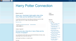 Desktop Screenshot of hpotterconnection.blogspot.com