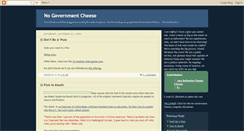Desktop Screenshot of nogovernmentcheese.blogspot.com