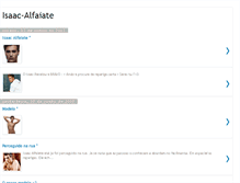 Tablet Screenshot of alfaiate-isaac.blogspot.com