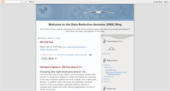 Desktop Screenshot of datareductionsystems.blogspot.com