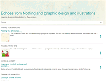 Tablet Screenshot of echoesfromnothingland.blogspot.com
