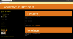 Desktop Screenshot of missleenthe.blogspot.com