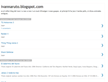Tablet Screenshot of ivannaruto.blogspot.com