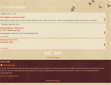 Tablet Screenshot of geneabloglady.blogspot.com