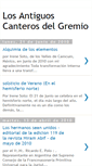 Mobile Screenshot of loscanterosdelgremio.blogspot.com