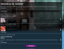 Tablet Screenshot of grupovulnerableviolenciadegenero.blogspot.com