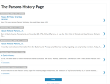 Tablet Screenshot of parsonshistory.blogspot.com