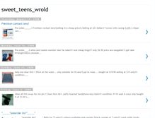 Tablet Screenshot of little-sweet-teens.blogspot.com