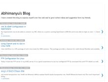 Tablet Screenshot of abhimanyusblog.blogspot.com