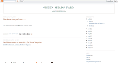 Desktop Screenshot of greenmeads.blogspot.com
